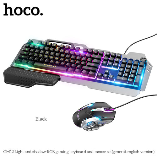 Hoco GM12 RGB Wired Gaming Keyboard & Mouse