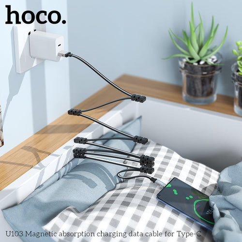 Hoco U103 Magnetic USB-A to USB-C Charging Cable