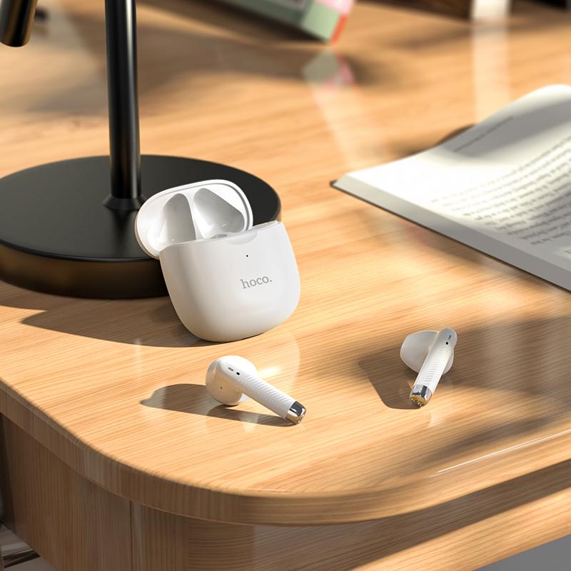 Hoco ES56 Scout TWS wireless BT headset  (White)
