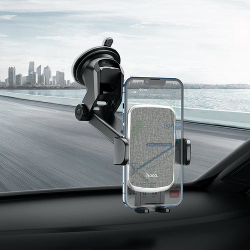 Hoco CA95 Polaris push-type telescopic suction cup car holder