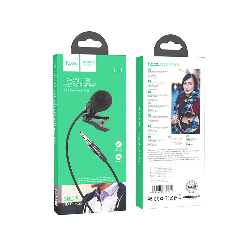 Hoco L14 3.5 Lavalier microphone