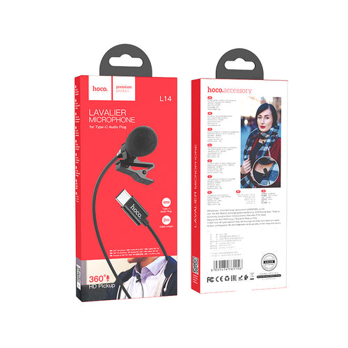 Hoco L14 Type-C Lavalier microphone