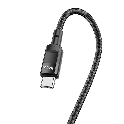 Hoco U106 Moulder 100W charging data cable for Type-C to Type-C