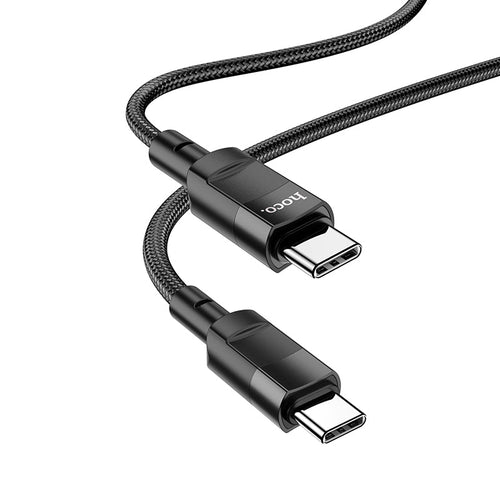 Hoco U106 Moulder 100W charging data cable for Type-C to Type-C