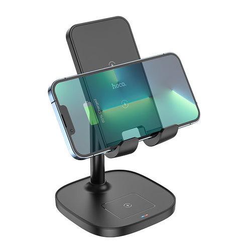 Hoco CW37 Thorough 2-in-1 stand with wireless fast charging