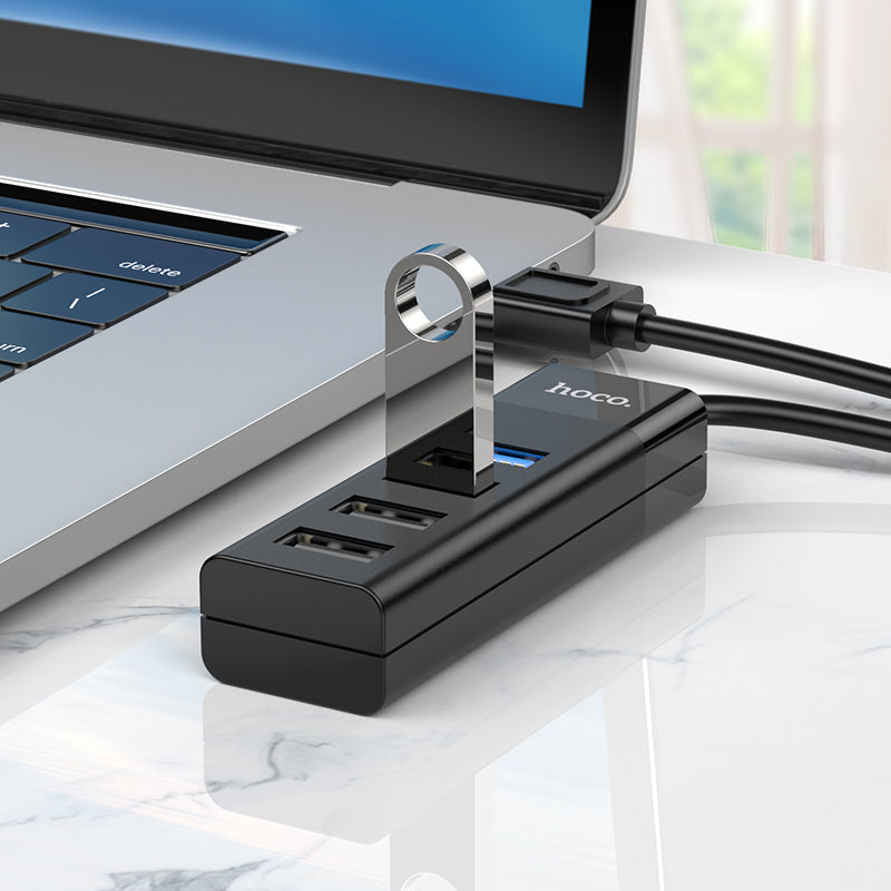 Hoco HB25 Easy Mix 4-in-1 Converter (USB to USB3.0+USB2.0*3)