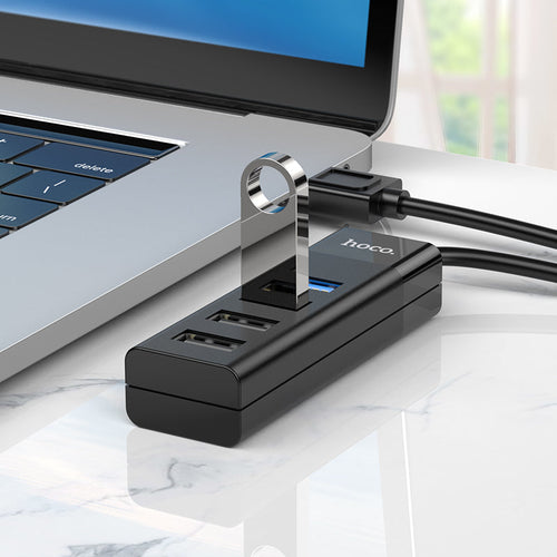 Hoco HB25 Easy Mix 4-in-1 Converter (USB to USB3.0+USB2.0*3)