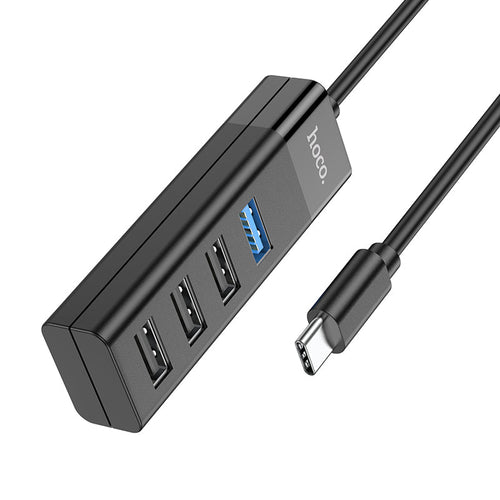 Hoco HB25 Easy Mix 4-in-1 Converter (Type-C to USB3.0+USB2.0*3)