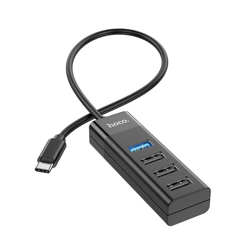 Hoco HB25 Easy Mix 4-in-1 Converter (Type-C to USB3.0+USB2.0*3)