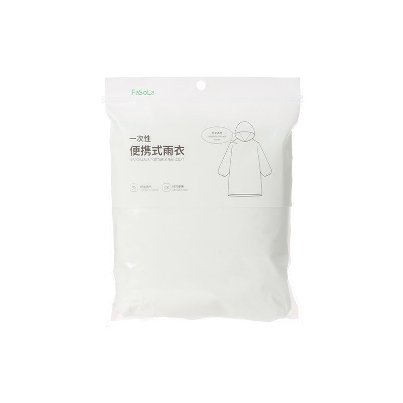 Fasola Disposable Portable Raincoat