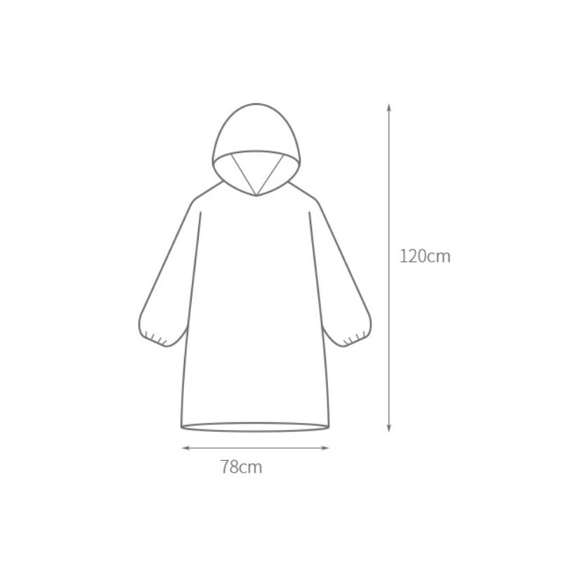 Fasola Disposable Portable Raincoat