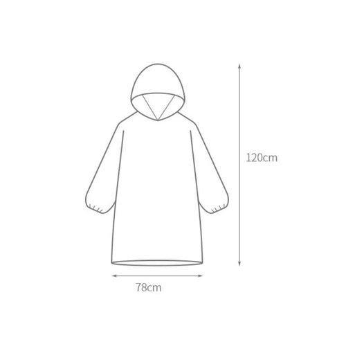 Fasola Disposable Portable Raincoat