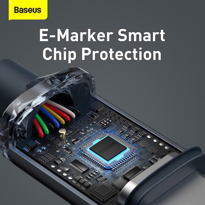 Baseus Crystal Shine Fast Charging C to C 100W 2m Black