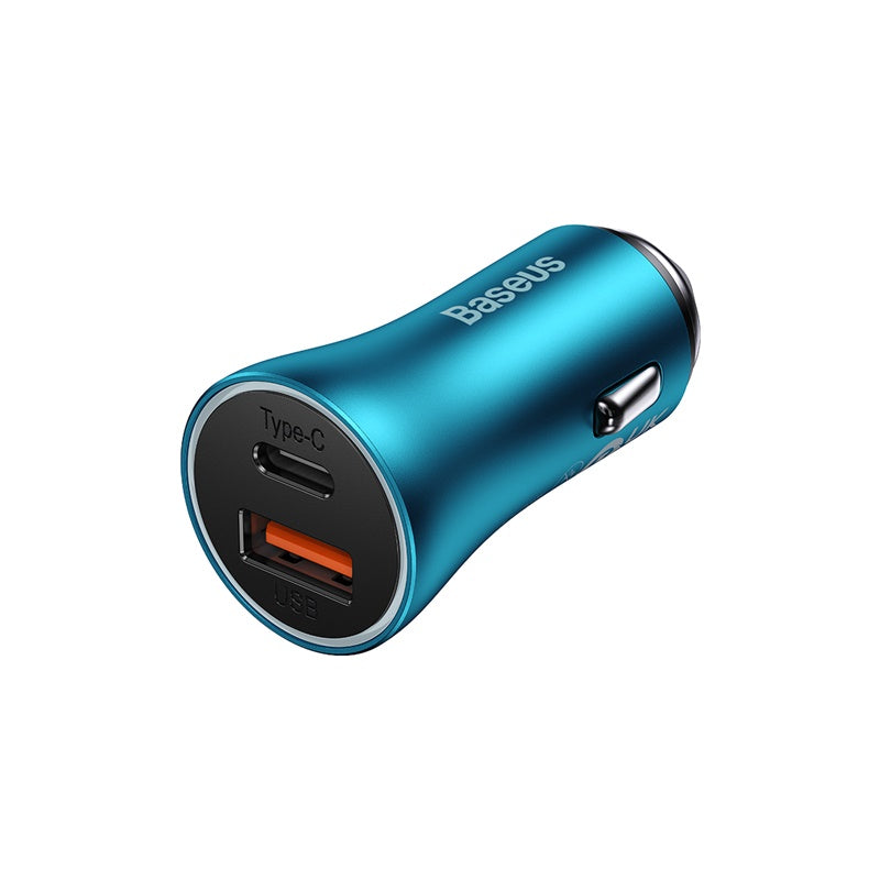 Baseus Golden Contactor Max Dual Fast Car Charger U+C 60W