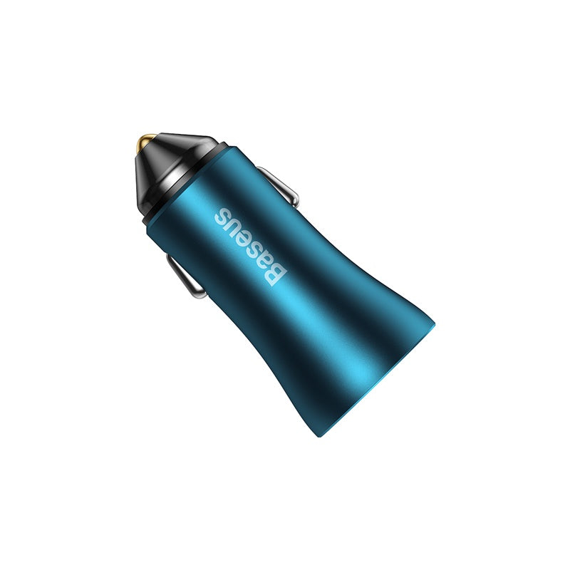 Baseus Golden Contactor Max Dual Fast Car Charger U+C 60W