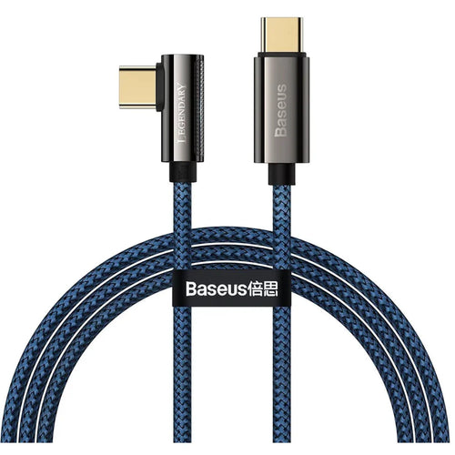 Baseus MVP 2 Elbow-shaped Fast Charging C to C 100W 1m Blk+Blue