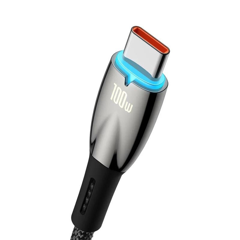 Baseus Glimmer Series Fast Charging USB to C 100W 1m Black