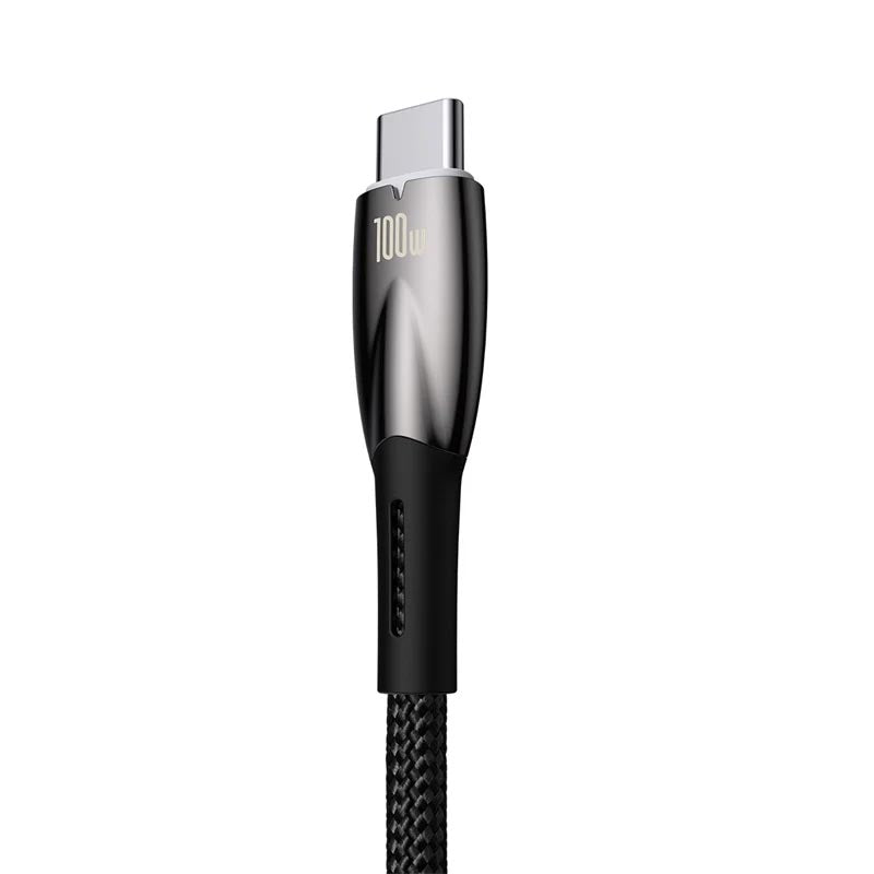 Baseus Glimmer Series Fast Charging USB to C 100W 1m Black