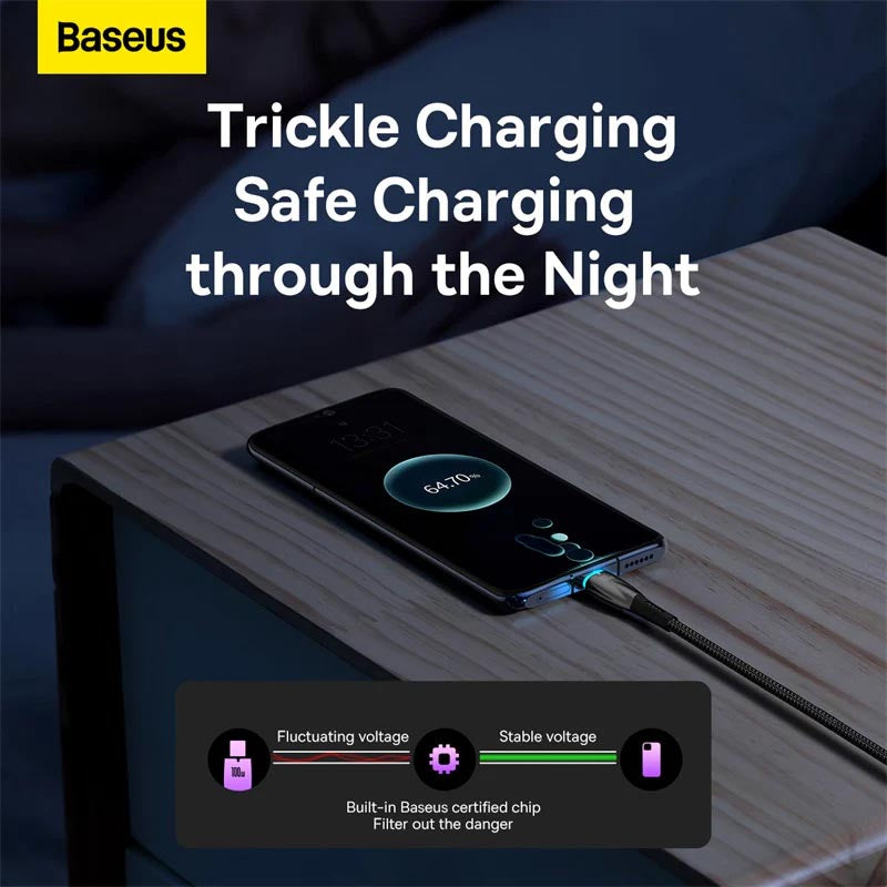 Baseus Glimmer Series Fast Charging USB to C 100W 1m Black