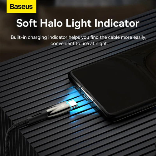 Baseus Glimmer Series Fast Charging USB to C 100W 1m Blue