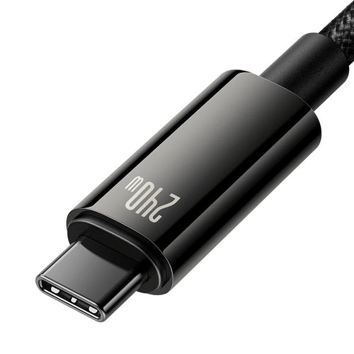 Baseus Tungsten Gold Fast Charging Data Cable Type-C to Type-C 240W 1m Black