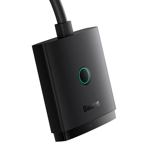 Baseus AirJoy 2in1 Bidirectional HDMI Switcher w 1m Cable Bk