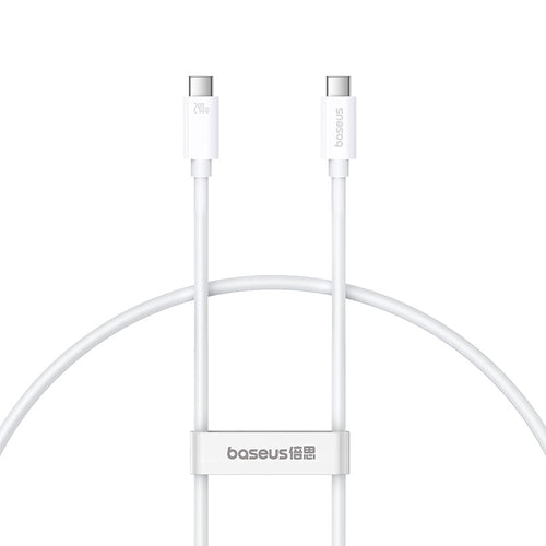 Baseus Superior Series 2 USB4 Full-Function Fast Charging Cable Type-C to Type-C 240W 1m Moon White