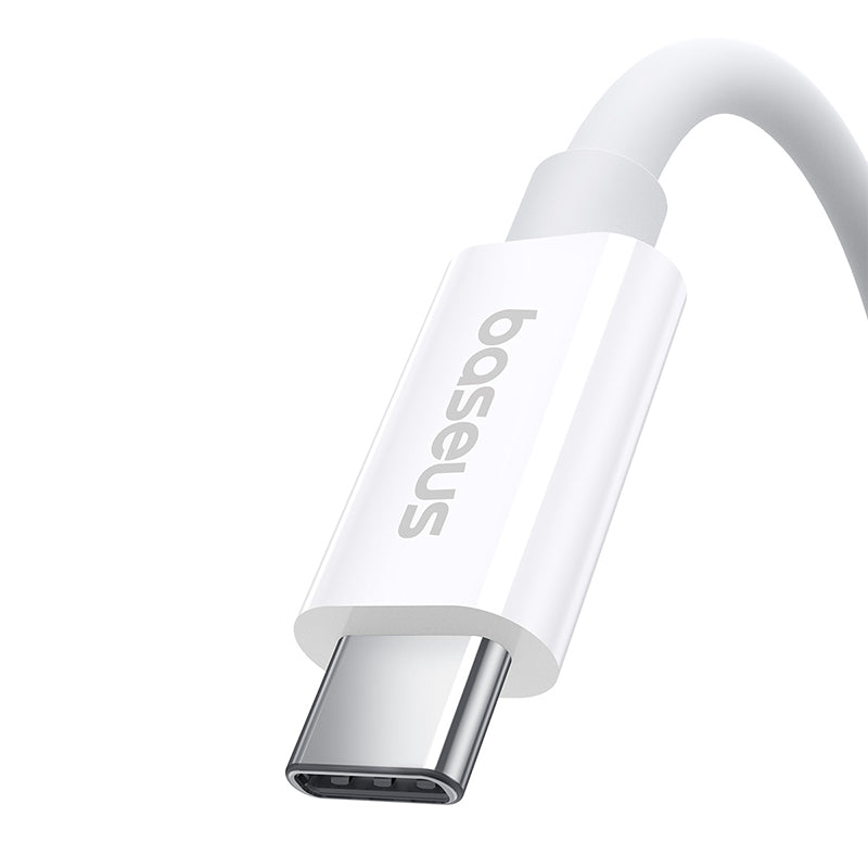 Baseus Superior Series 2 USB4 Full-Function Fast Charging Cable Type-C to Type-C 240W 1m Moon White