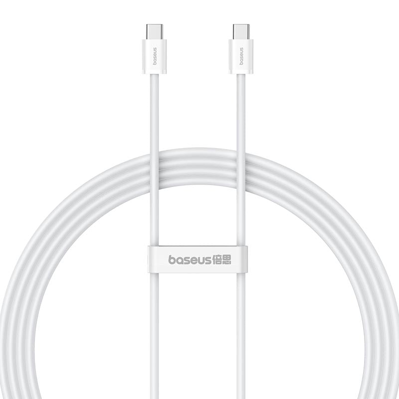 Baseus Superior Series 2 Fast Charging Data Cable Type-C to Type-C 100W 2m Moon White