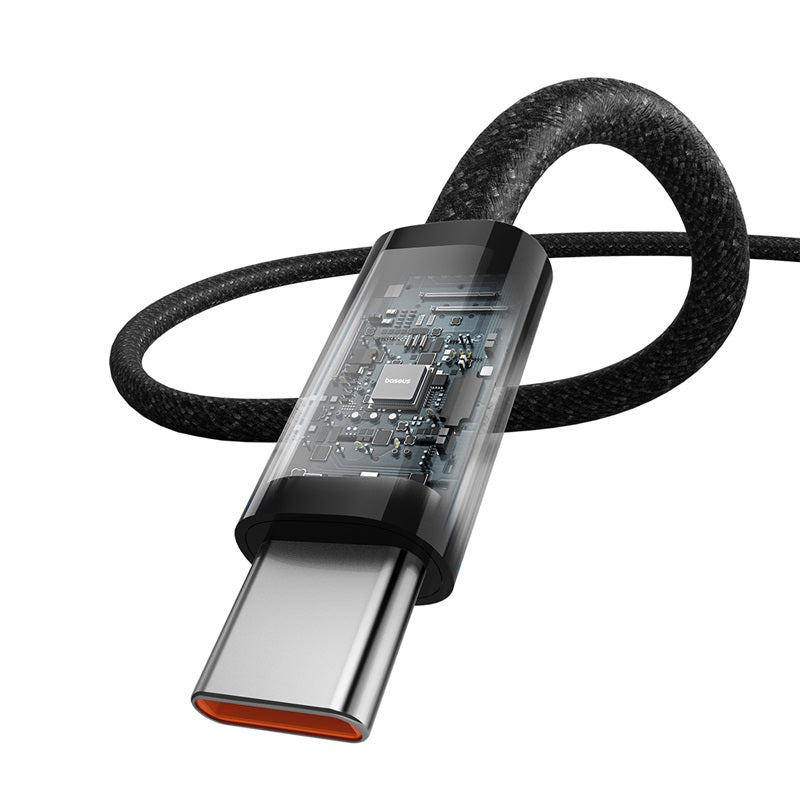 Baseus Dynamic 3 Series Fast Charging Data Cable Type-C to Type-C 100W 1m Cluster Black