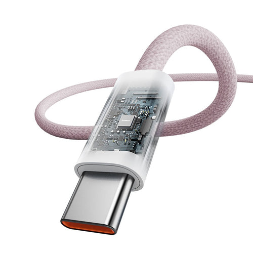 Baseus Dynamic 3 Series Fast Charging Data Cable Type-C to Type-C 100W 1m Baby Pink