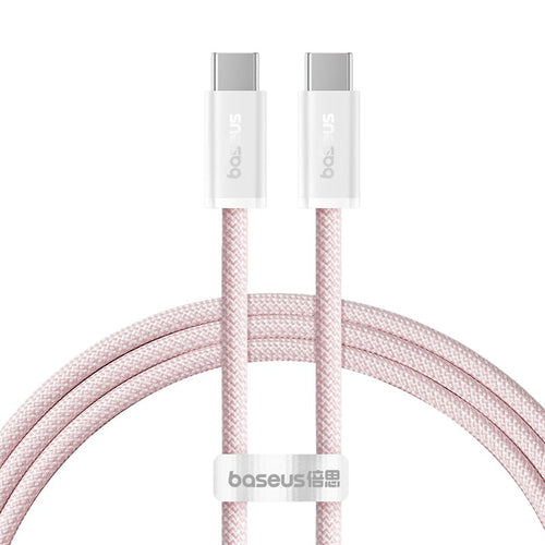 Baseus Dynamic 3 Series Fast Charging Data Cable Type-C to Type-C 100W 1m Baby Pink