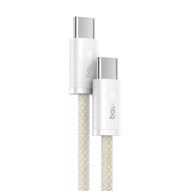 Baseus Dynamic 3 Series Fast Charging Data Cable Type-C to Type-C 100W 2m Custard Yellow