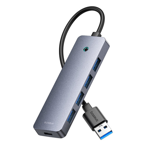 Baseus UltraJoy 4-Port Hub (A-4*USB3.0-C 5V) 15cm S.Grey