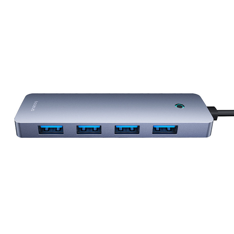 Baseus UltraJoy 4-Port Hub (A-4*USB3.0-C 5V) 15cm S.Grey