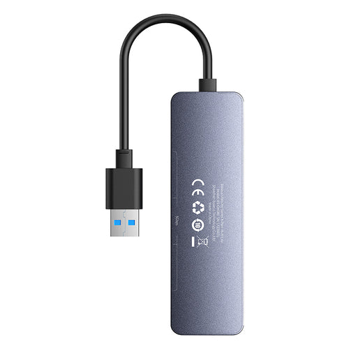 Baseus UltraJoy 4-Port Hub (A-4*USB3.0-C 5V) 15cm S.Grey