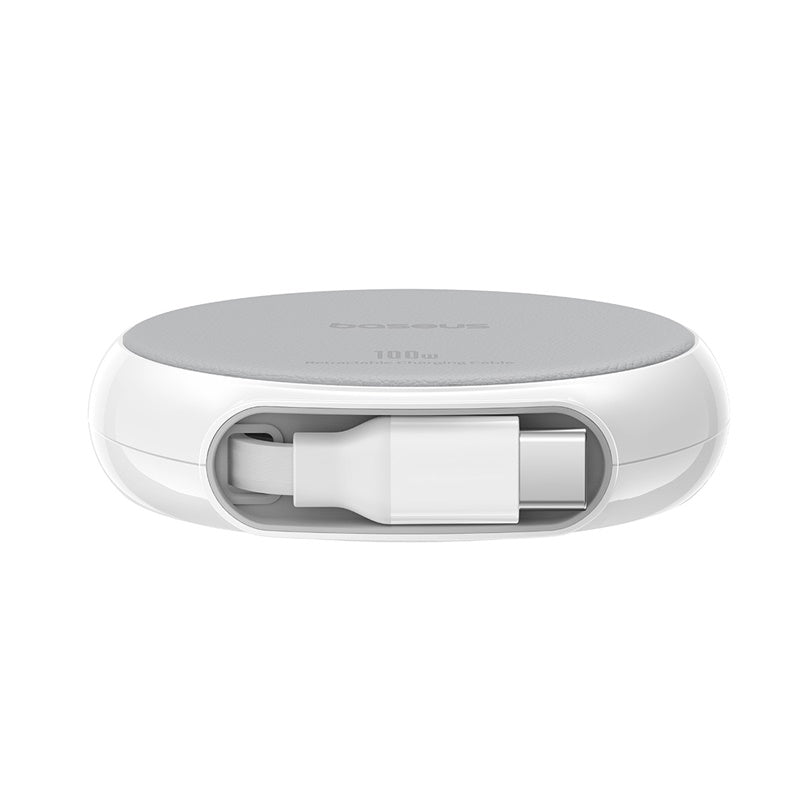 Baseus Pathfinder Series Free2Draw Fast Charging Data Cable Type-C to Type-C 100W 1m Moon White