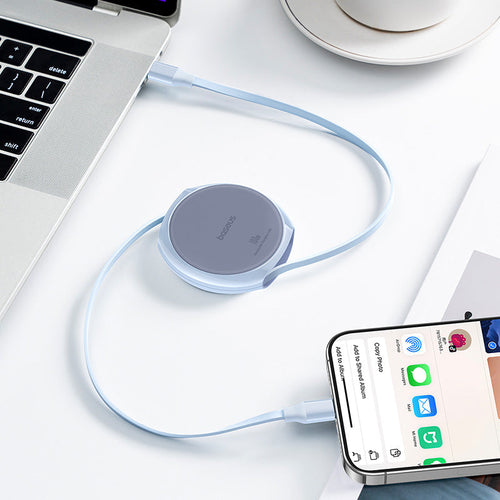 Baseus Pathfinder Series Free2Draw Fast Charging Data Cable Type-C to Type-C 100W 1m Galaxy Blue