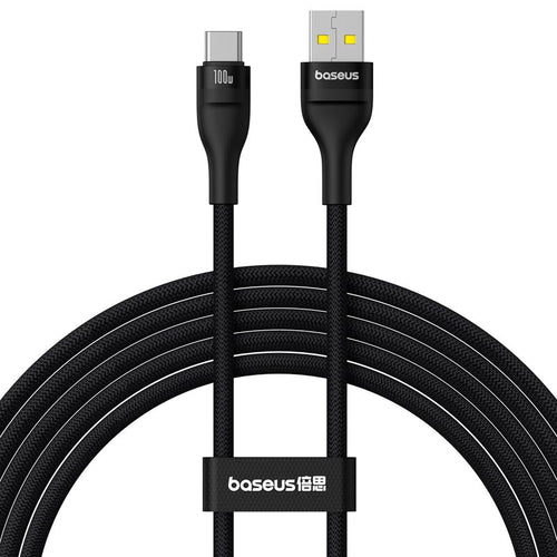Baseus Flash 2 Charging Cable USB to USB-C 100W 1m Black