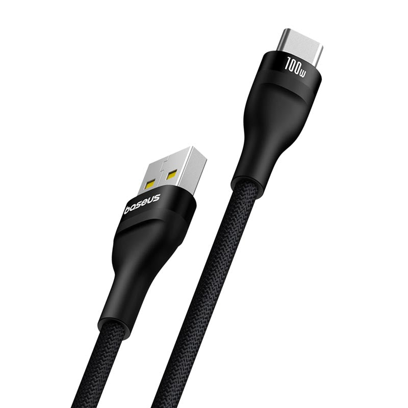 Baseus Flash 2 Charging Cable USB to USB-C 100W 1m Black