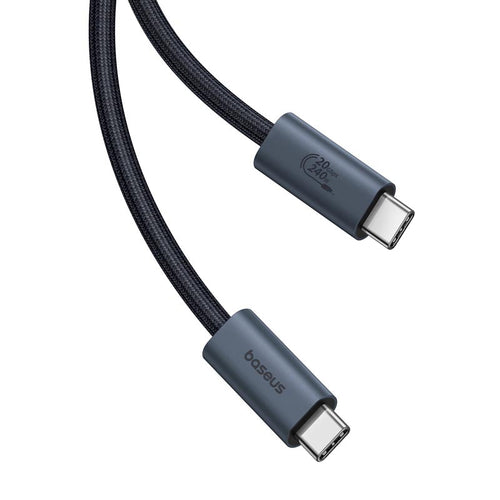 Baseus Flash 2 USB4 Full-Featured Charging Cable USB-C to USB-C 240W 1.8m Cluster Black
