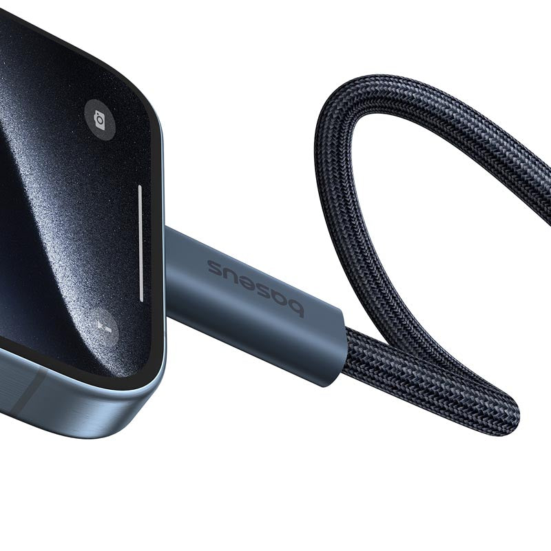 Baseus Flash 2 USB4 Full-Featured Charging Cable USB-C to USB-C 240W 1.8m Cluster Black