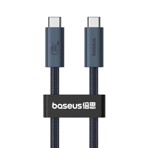 Baseus Flash 2 USB4 Full-Featured Charging Cable USB-C to USB-C 240W 1.8m Cluster Black