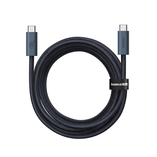 Baseus Flash 2 USB4 Full-Featured Charging Cable USB-C to USB-C 240W 1.8m Cluster Black