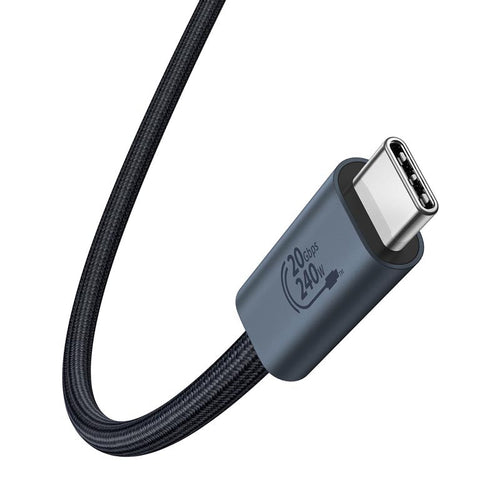 Baseus Crystal Shine USB3.2 Full-Featured Fast-Charging Data Cable USB-C to USB-C 100W 1.5m 20Gb Cluster Black