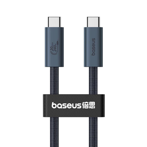 Baseus Crystal Shine USB3.2 Full-Featured Fast-Charging Data Cable USB-C to USB-C 100W 1.5m 20Gb Cluster Black