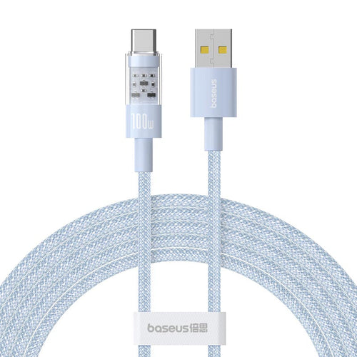 Baseus Gem Fast-Charging Data Cable A to C 100W 1m, Blue