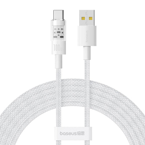 Baseus Gem Fast-Charging Data Cable A to C 100W 1m, White