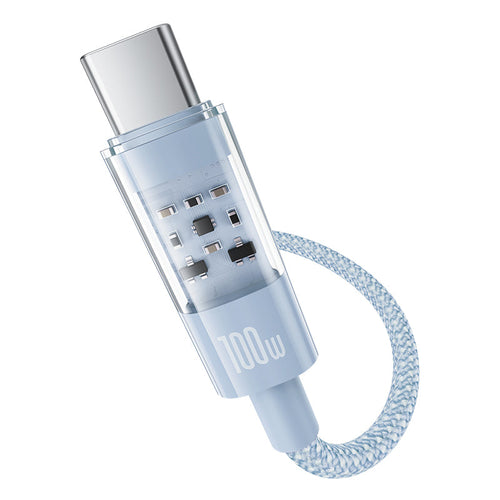 Baseus Gem Fast-Charging Data Cable C to C 100W 2m, Blue
