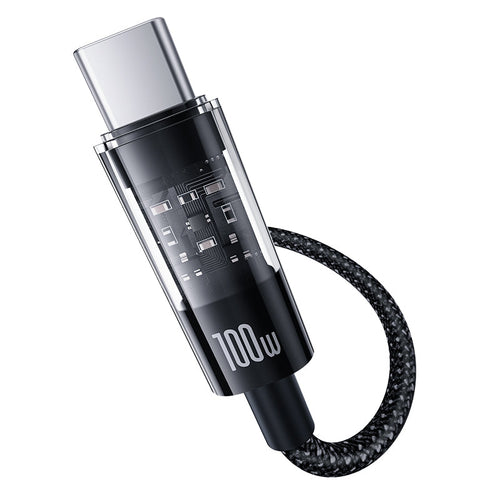 Baseus Gem Fast-Charging Data Cable C to C 100W 1m, Black